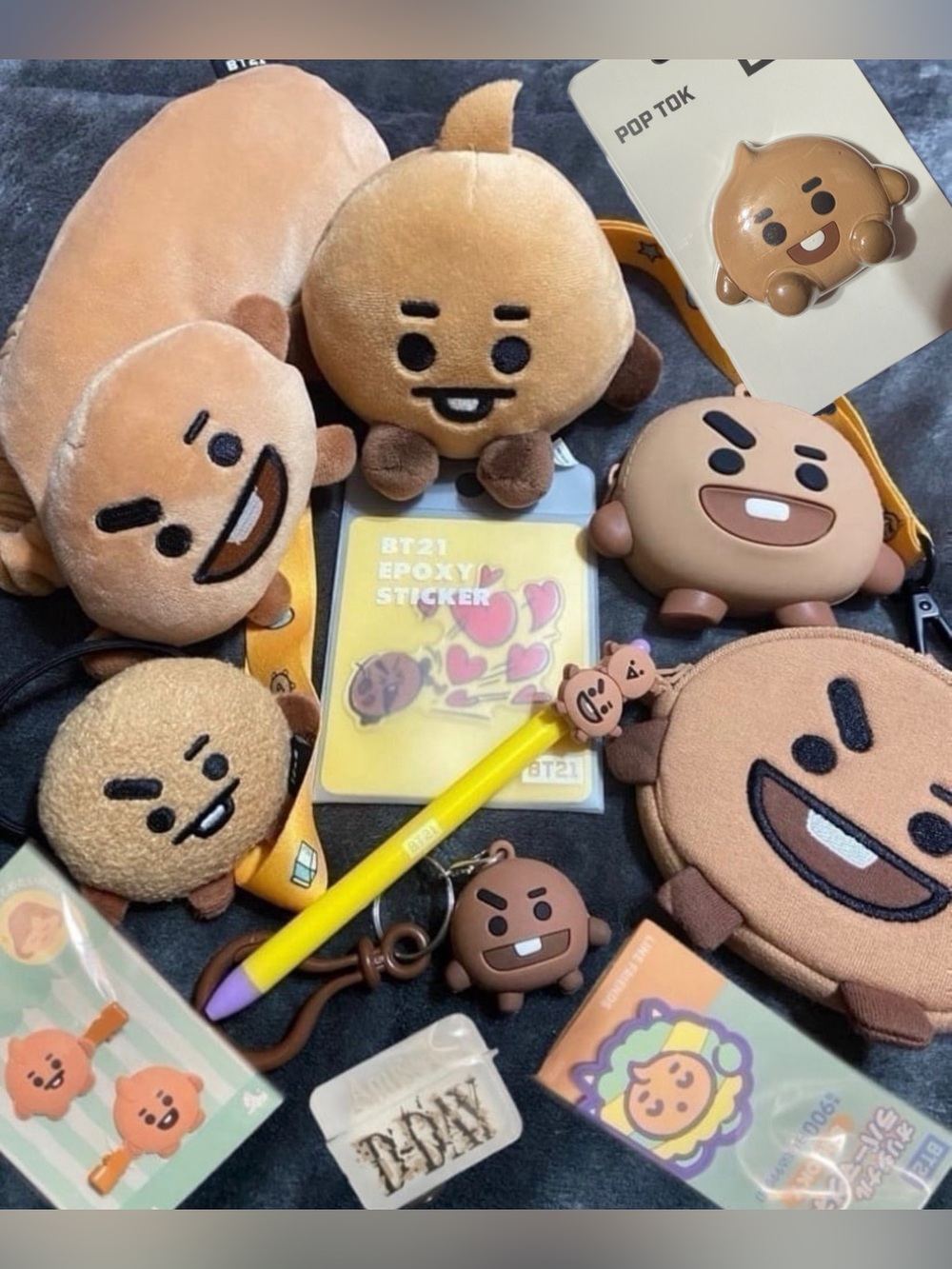 BT21 SHOOKY BUNDLE LOT (17 ITEMS) ! NEW ITEM ADDED !